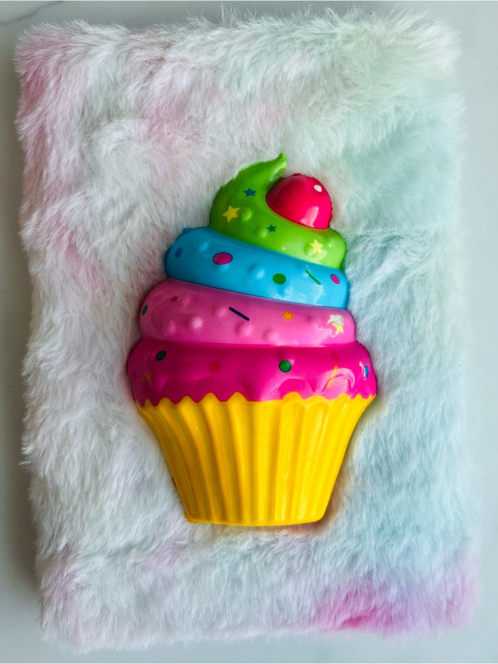 2/$30 Fluffy Furry Squishy Cupcake Journal
Notebook - Brand New